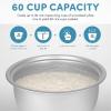 image:imageAroma Housewares 60Cup Cooked 30Cup UNCOOKED Commercial Rice Cooker ARC1033EWhite30Cup