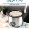 image:imageAroma Housewares 60Cup Cooked 30Cup UNCOOKED Commercial Rice Cooker Stainless Steel Exterior ARC1130S Silver30Cup UNCOOKED