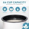 image:imageAroma Housewares 60Cup Cooked 30Cup UNCOOKED Commercial Rice Cooker Stainless Steel Exterior ARC1130S Silver32Cup UNCOOKED