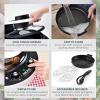 image:imageAroma Housewares AAF500 Air FryerMulticookerTwo Dial with Dual Top and Bottom Heating OnePot Meals Bake Roast Toast Nonstick Cooking Pan Cool Touch Handles 47 quart White