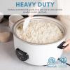 image:imageAroma Housewares Commercial 60Cup Cooked  14Qt Rice amp Grain Cooker ARC1430E WhiteCooker
