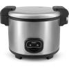 image:imageAroma Housewares 60Cup Cooked 30Cup UNCOOKED Commercial Rice Cooker Stainless Steel Exterior ARC1130S Silver30Cup UNCOOKED