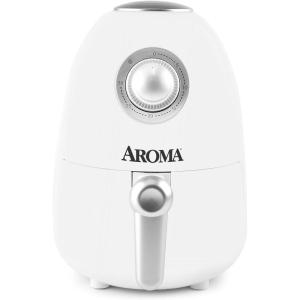 image:imageAroma Housewares 2Qt Air Fryer BuiltIn Timer Includes Nonstick Cooking Pan White AAF200