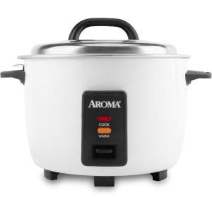 image:imageAroma Housewares 60Cup Cooked 30Cup UNCOOKED Commercial Rice Cooker ARC1033EWhite20Cup Uncooked  40Cup Cooked