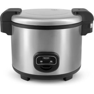 image:imageAroma Housewares 60Cup Cooked 30Cup UNCOOKED Commercial Rice Cooker Stainless Steel Exterior ARC1130S Silver30Cup UNCOOKED