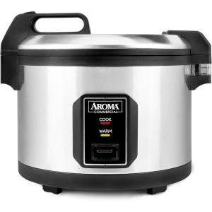 image:imageAroma Housewares 60Cup Cooked 30Cup UNCOOKED Commercial Rice Cooker Stainless Steel Exterior ARC1130S Silver32Cup UNCOOKED