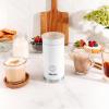 image:imageAROMA 4in1 Cold amp Warm Milk Frother and Steamer with AutoOff OneTouch Controls 200mlWhite