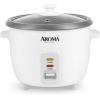 image:imageAROMA Rice Cooker 3Cup Uncooked  6Cup Cooked Small Rice Cooker Oatmeal Cooker Soup Maker Auto Keep Warm 15 Qt White ARC363NG6 Cup Cooked  3 Cup Uncooked  15 Qt