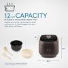 image:imageAROMA Professional 6Cups UnCooked  3Qt 360 Induction Rice Cooker amp Multicooker ARC7606GRBLACK