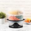 image:imageAroma Housewares 6Qt 2Tier Food Steamer Dishwasher Safe AFS140B Black 6 Liter