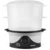 image:imageAroma Housewares 6Qt 2Tier Food Steamer Dishwasher Safe AFS140B Black 6 Liter