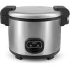 image:imageAroma Housewares 60Cup Cooked 30Cup UNCOOKED Commercial Rice Cooker Stainless Steel Exterior ARC1130S amp ARC360NGP 20Cup PotStyle Rice Cooker amp Food Steamer White