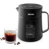 image:imageAROMA 5Minute Instant Cold Brew Coffee Maker with Pressure Infusion Cold Brew Coffee Carafe 17 OuncesBlack