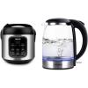 image:imageAroma Housewares ARC994SB Rice amp Grain Cooker Slow Cook amp COSORI Electric Kettle 17L 1500W Wide Opening Glass Tea Kettle amp Hot Water Boiler Stainless Steel Filter Black