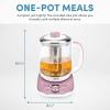 image:image16In1 NutriWater Kettle Green Tea Fruit Tea Flower Tea Asian Traditional Recipes1