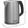image:image17L  7Cup Stainless Steel Electric Kettle with Cordless Pouring Automatic Keep Warm Mode Powerful amp Quick 1750 Wattage AWK1402SB