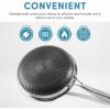 image:imageAROMA 10Inch Stainless Steel amp Nonstick Ceramic Frying Pan with Honeycomb Surface Scratch Protection