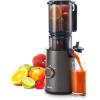 image:imageAROMA Cold Press Juice Machine Slow Masticating Fruit and Vegetable Juicer for Home with Large 4Inch Feeder and Double Pulp FilterGray