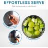 image:imageAROMA Cold Press Juice Machine Slow Masticating Fruit and Vegetable Juicer for Home with Large 4Inch Feeder and Double Pulp FilterGray