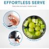 image:imageAROMA Cold Press Juice Machine Slow Masticating Fruit and Vegetable Juicer for Home with Large 4Inch Feeder and Double Pulp FilterWhite