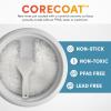 image:imageAROMA CoreCoat Rice Cooker with PopUp Food Steaming Basket 4 Cups Cooked 2 Cups Uncooked 1 QtWhite