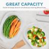 image:imageAROMA Double Food Steamer Basket and Electric Rice Steamer with EasyRead Water Level and Timer8Quart Capacity