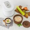 image:imageAROMA Professional Rice Cooker with Purple Clay Cooking Pot 6Cup Uncooked  12Cup Cooked Healthy Grain Multicooker Natural Ceramic 3 Qt White ARC7206P