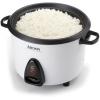 image:imageAROMA Rice Cooker 10Cup Uncooked  20Cup Cooked Steamer Auto Keep Warm Soup Maker Oatmeal Cooker Large Rice Cooker 5 Qt White ARC360NGP10Cup Uncooked