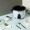 image:imageAROMA Rice Cooker 10Cup Uncooked  20Cup Cooked Steamer Auto Keep Warm Soup Maker Oatmeal Cooker Large Rice Cooker 5 Qt White ARC360NGP10Cup Uncooked