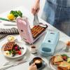image:imageAROMA Swap amp Flip Waffle Maker with Removable Plates 3in1 Panini Press Mini Donut Maker and Waffle IronPink