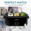 image:imageAROMA Triple Buffet Server Accessory for Aroma 18Qt 20Qt and 22Qt Roaster Ovens