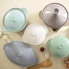 image:imageAroma Housewares ADC101SG Doveware Stew Pot 25 Quart Slate GrayPastel Blue