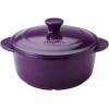 image:imageAroma Housewares ADC101SG Doveware Stew Pot 25 Quart Slate GrayPlum Purple