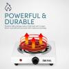 image:imageAroma Housewares AHP303 Single Burner Hot Plate Metal BlackWhite  Coil