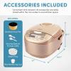 image:imageAroma Housewares ARC6106 Aroma Professional 6 Cups Uncooked Rice Slow Cooker Food Steamer MultiCooker ChampagneClassic