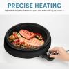 image:imageAroma Housewares ASP137B 3Quart10inch 3in1 Super Pot with Grill Plate BlackBlack