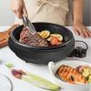 image:imageAroma Housewares ASP137B 3Quart10inch 3in1 Super Pot with Grill Plate BlackBlack