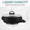 image:imageAroma Housewares ASP137B 3Quart10inch 3in1 Super Pot with Grill Plate BlackBlack