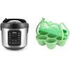 image:imageAROMA 20Cup Digital Rice Cooker and Egg Bite Mold Bundle  MultiGrain Cooker for Rice Grains and Egg Bites  Includes Rice Cooker ARC5200SB and Silicone Egg Bite Mold AAC002
