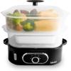 image:imageAROMA Double Food Steamer Basket and Electric Rice Steamer with EasyRead Water Level and Timer8Quart Capacity