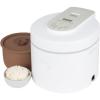 image:imageAROMA Professional Rice Cooker with Purple Clay Cooking Pot 6Cup Uncooked  12Cup Cooked Healthy Grain Multicooker Natural Ceramic 3 Qt White ARC7206P