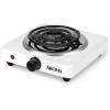 image:imageAroma Housewares AHP303 Single Burner Hot Plate Metal BlackWhite  Coil
