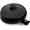 image:imageAroma Housewares ASP137B 3Quart10inch 3in1 Super Pot with Grill Plate BlackBlack