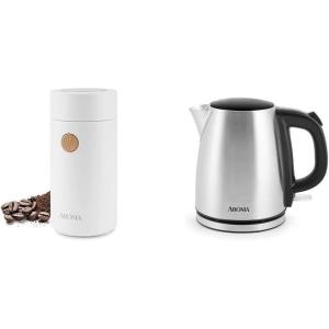 image:imageAROMA 1L Stainless Steel Kettle  Mini Coffee Grinder Bundle