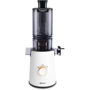 image:imageAROMA Cold Press Juice Machine Slow Masticating Fruit and Vegetable Juicer for Home with Large 4Inch Feeder and Double Pulp FilterWhite