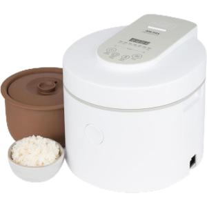 image:imageAROMA Professional Rice Cooker with Purple Clay Cooking Pot 6Cup Uncooked  12Cup Cooked Healthy Grain Multicooker Natural Ceramic 3 Qt White ARC7206P