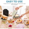 image:imageAROMA 3in1 Panini Press Sandwich Grill and Waffle Maker with Removable Ceramic Coated PlatesGreen