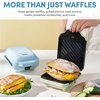 image:imageAROMA 3in1 Panini Press Sandwich Grill and Waffle Maker with Removable Ceramic Coated PlatesGreen