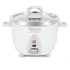 image:imageAroma 14Cup and 6Cup Stainless Rice Cookers Bundle with Uncoated Pots ARC757SG and ARC753SG