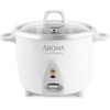 image:imageAroma 14Cup and 6Cup Stainless Rice Cookers Bundle with Uncoated Pots ARC757SG and ARC753SG